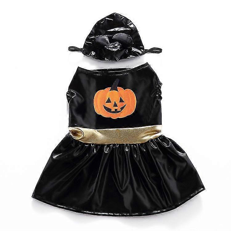 Új Halloween Kisállat kellékek Kutyaruhák Varázsló szoknya Kisállat Kutya jelmez Denevér szoknya Denevér szoknya