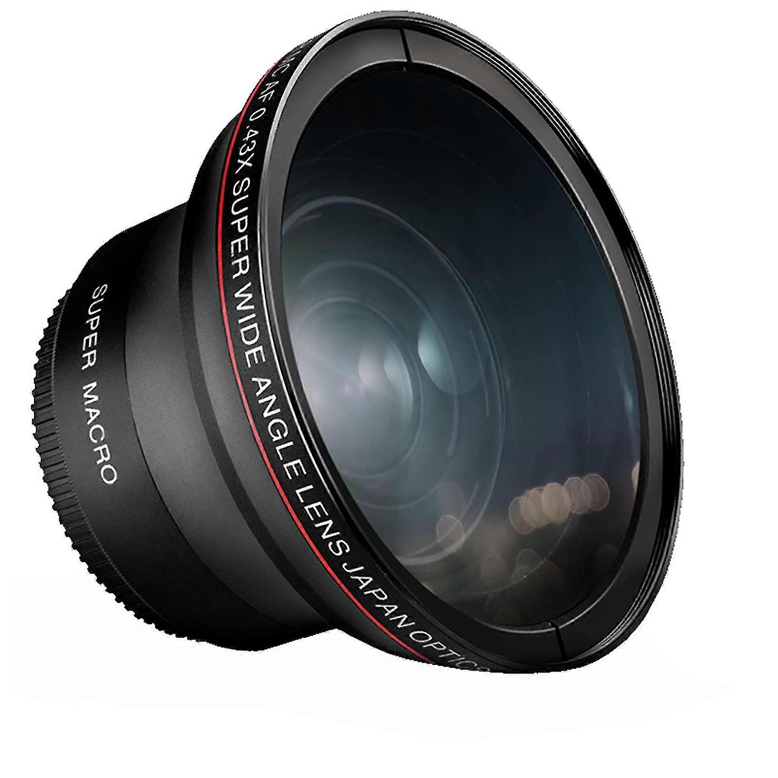49mm/52mm/55mm/58mm 0.43x Professional Super Wide Angle Lens With Macro Portion