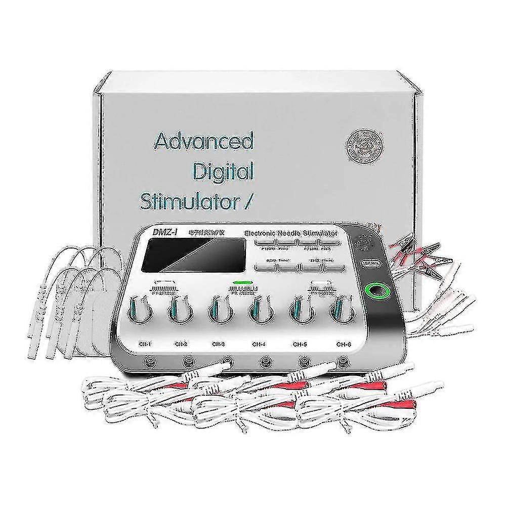 Electric Muscle Stimulator Physical Therapy Masajeador 6 Output Channel Tens Massager Tennis Electroestimulador Muscular