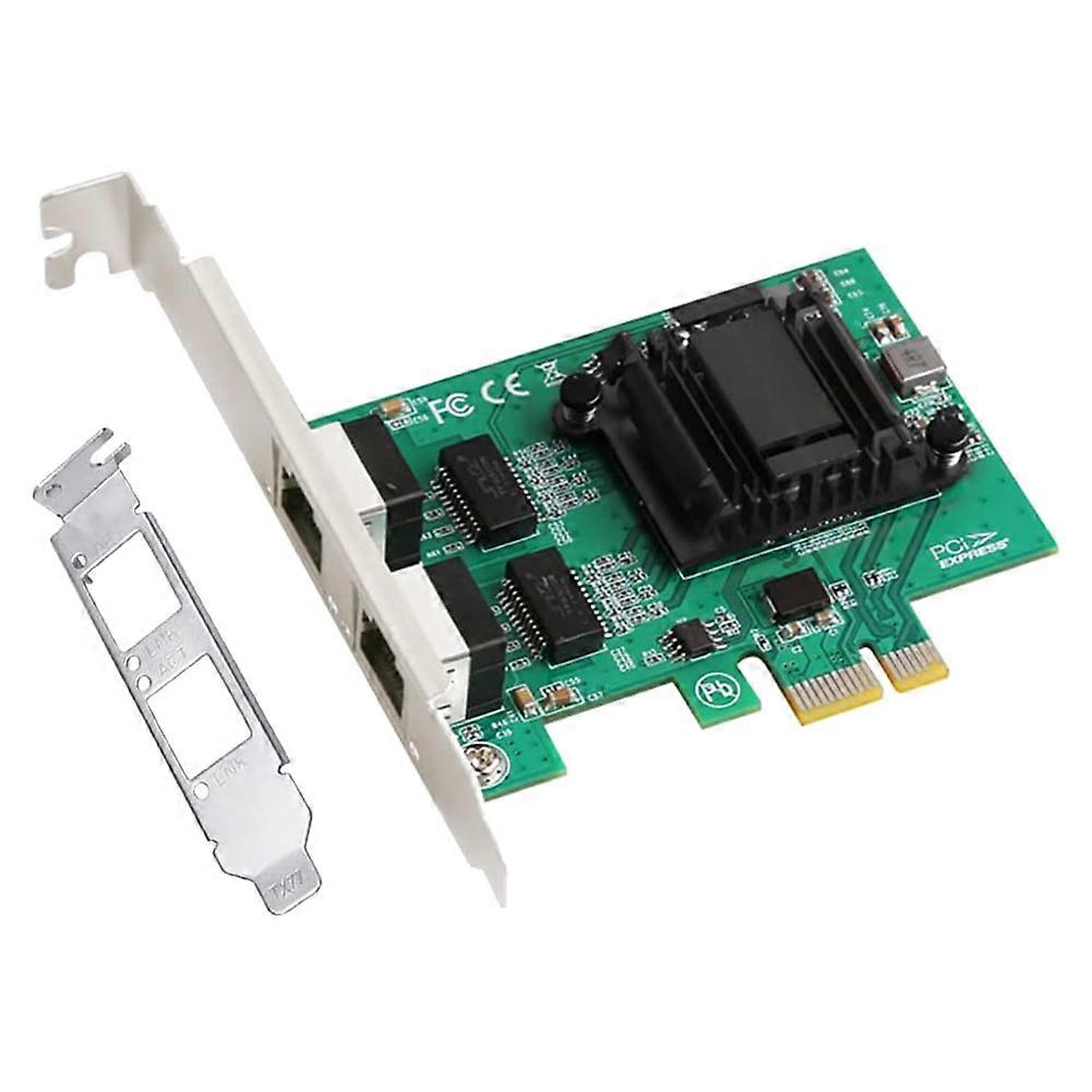 2-Port-Gigabit-PCIe-Netzwerkkarte 1000M Dual-Port-PCI-Express-Ethernet-Adapter mit 82571EB LAN-NIC