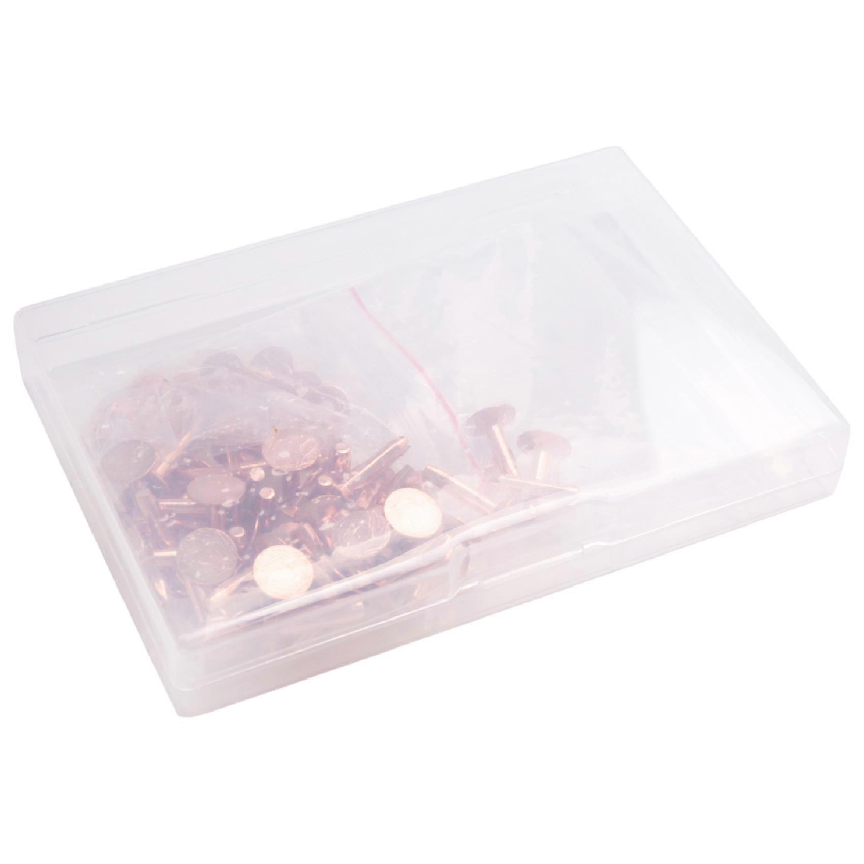 50 sets koperen klinknagels en bramen, lederen riem portefeuilles, lederen koperen klinknagels, lederen DIY Craft S