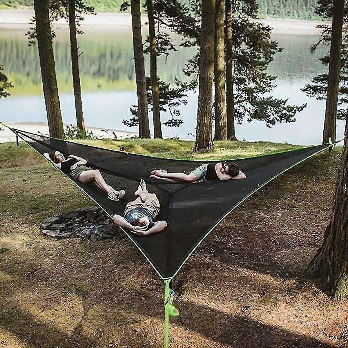 Aerial Camping Hammock, 3-hour Multi-person Portable Hammock