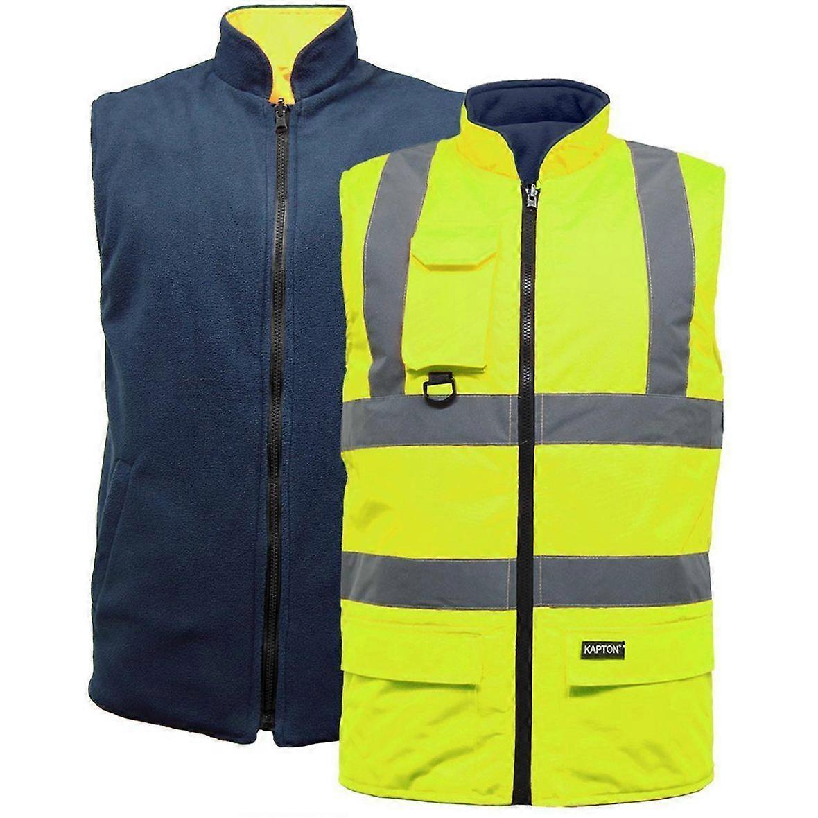 Kapton Bd312 Reversable Hi Vis Bodywarmer