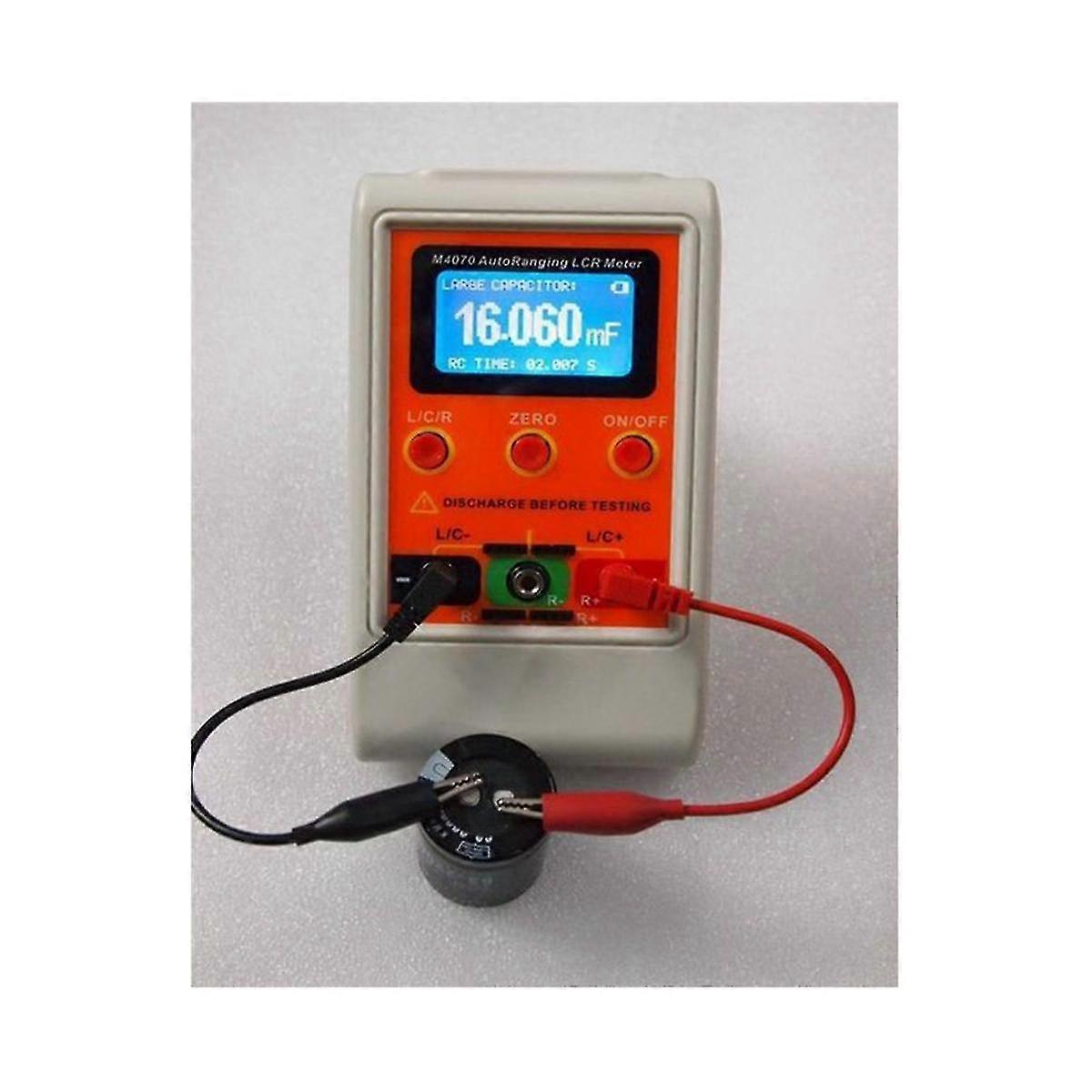 Autoranging Lcr Bridge Meter Lcd Rechargeable Digital Capacitance Inductance Meter Range100h 100mf