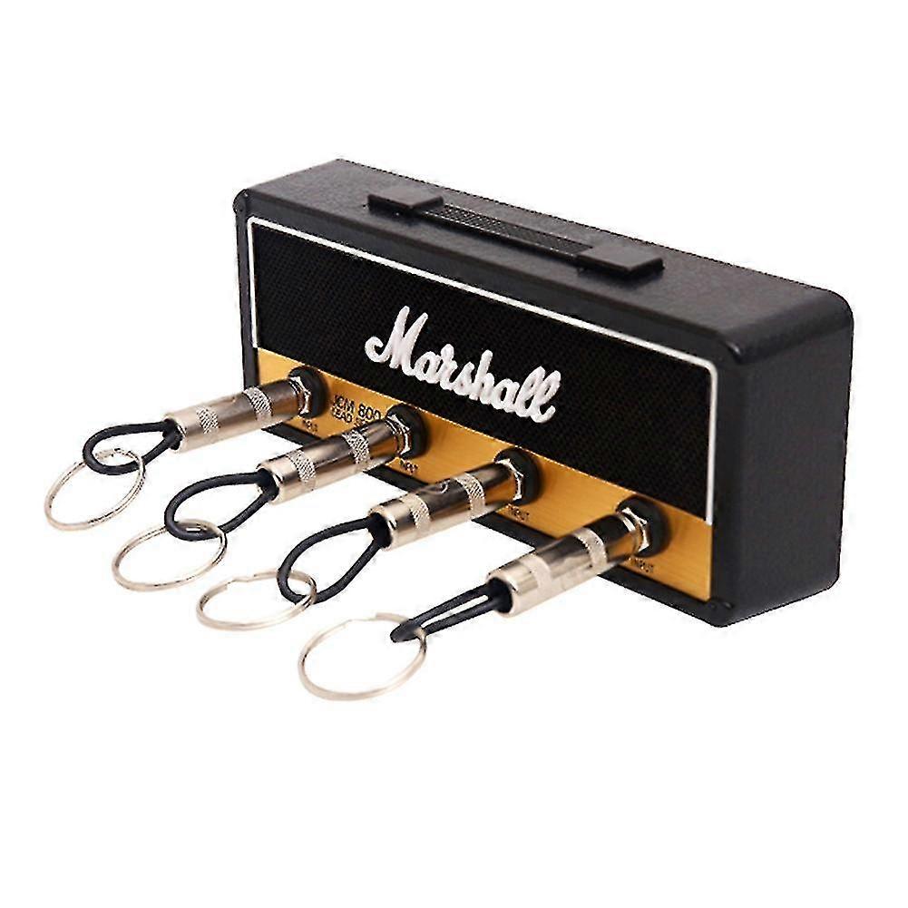 For Jack Rack Vintage Guitar Amplifier Key Keychains Hanger Wall Mounting(1pcs-black)