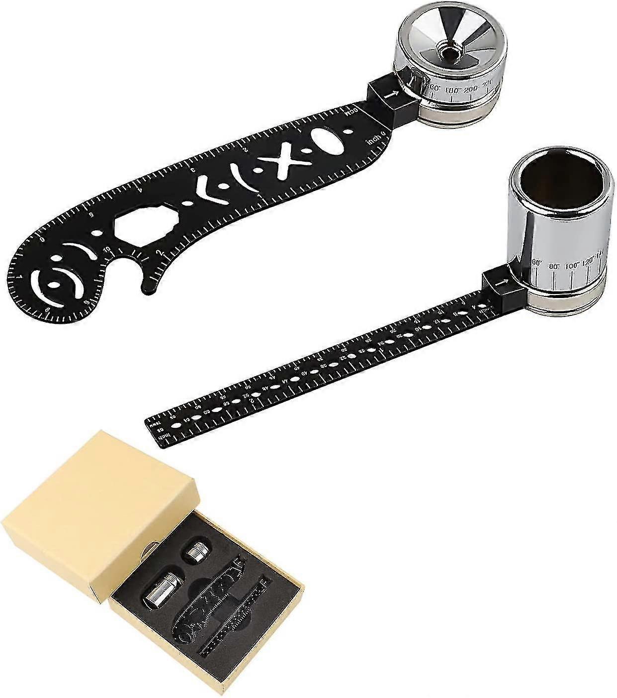 Multifunctional Drawing Tool, Portable Drawing Ruler Lightweight Multifunctional Drawing Ruler, Scale Ruler, All In One, For