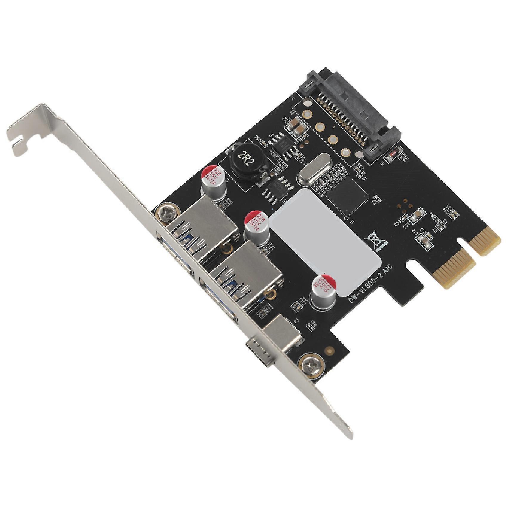 Usb 3.1 Type C Pcie Expansion Card Pci-E To 1 Type C And 2 Type A 3.0 Usb Adapter Pci Controller Hu
