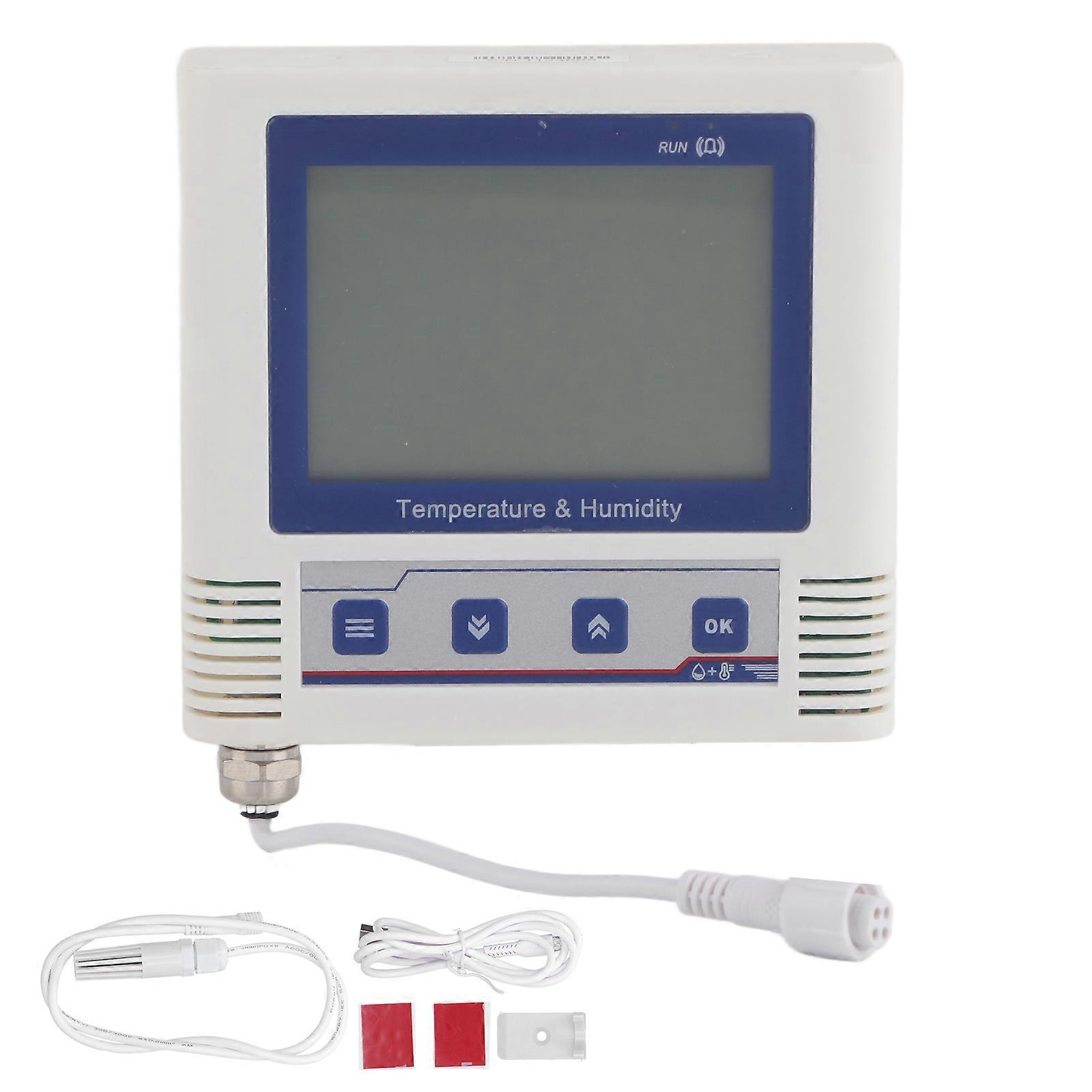 For Temperature Data Logger USB External LCD Display Accurate Recorder Sensor Probes DC 5V