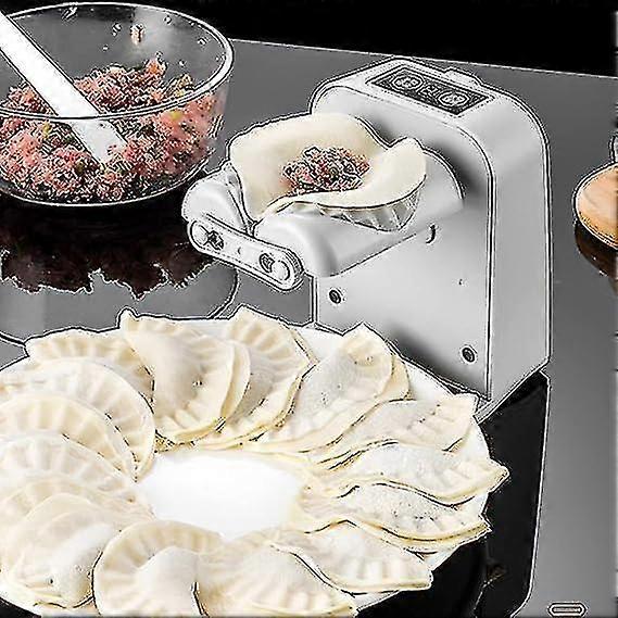 Electric Dumpling Maker, Automatic Dumpling Maker, Ravioli Shaper Mould, Free Hands With Spoon And B