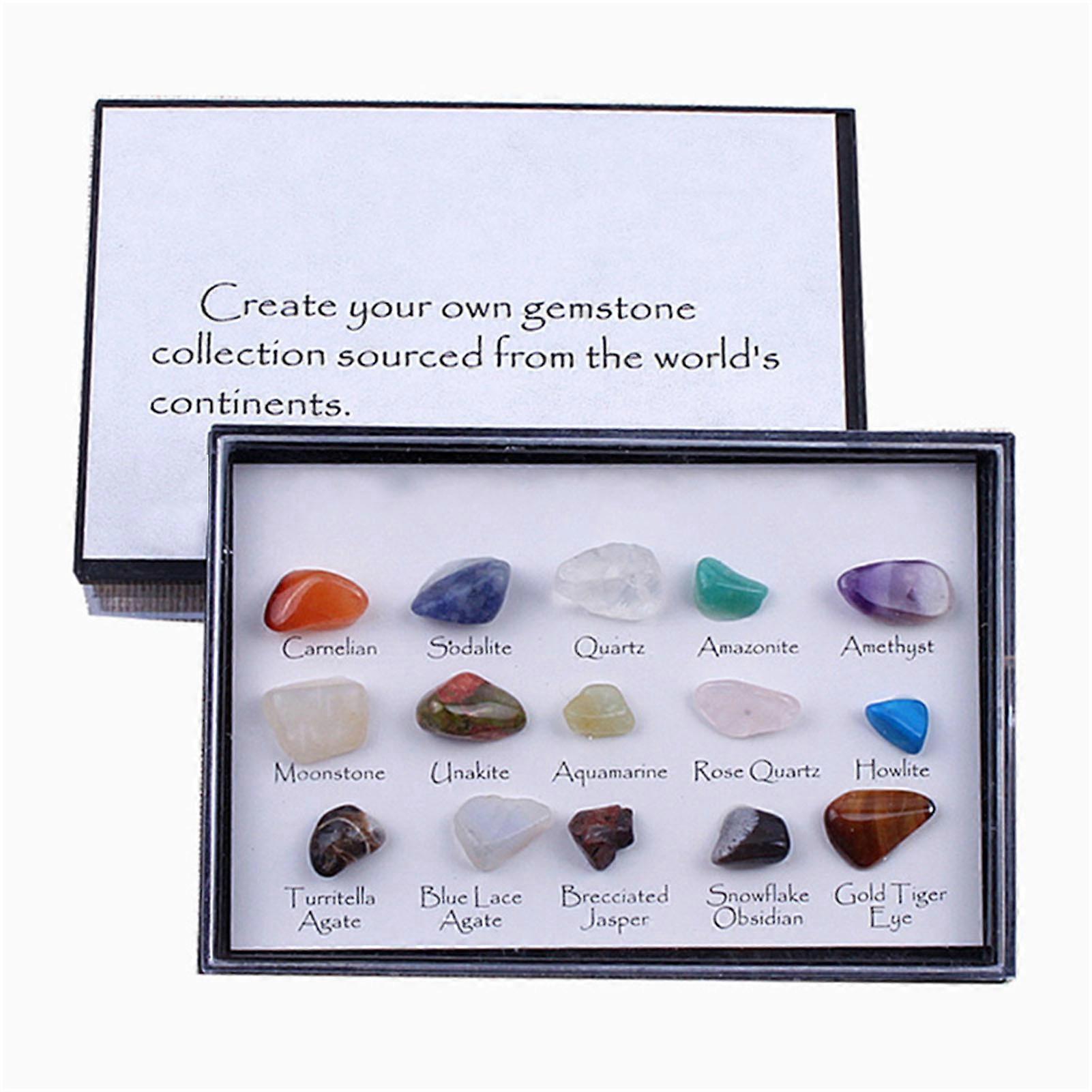 Natural Crystal Ore Specimen Multipurpose Mini Gemstones Collections Science Teaching