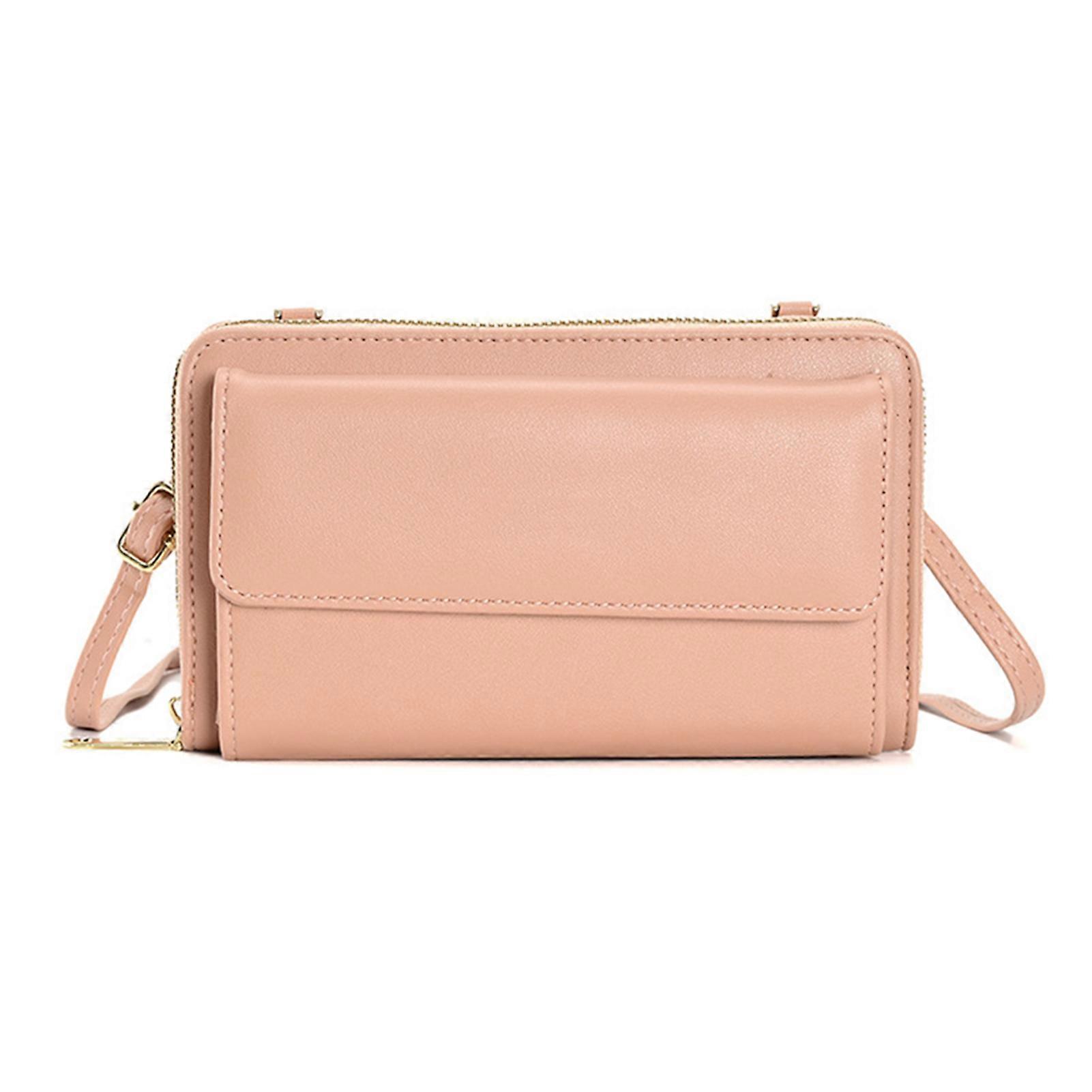 Women\'s Crossbody Small Square Moblie Phone Bag Multi-Layer Design for Traveling