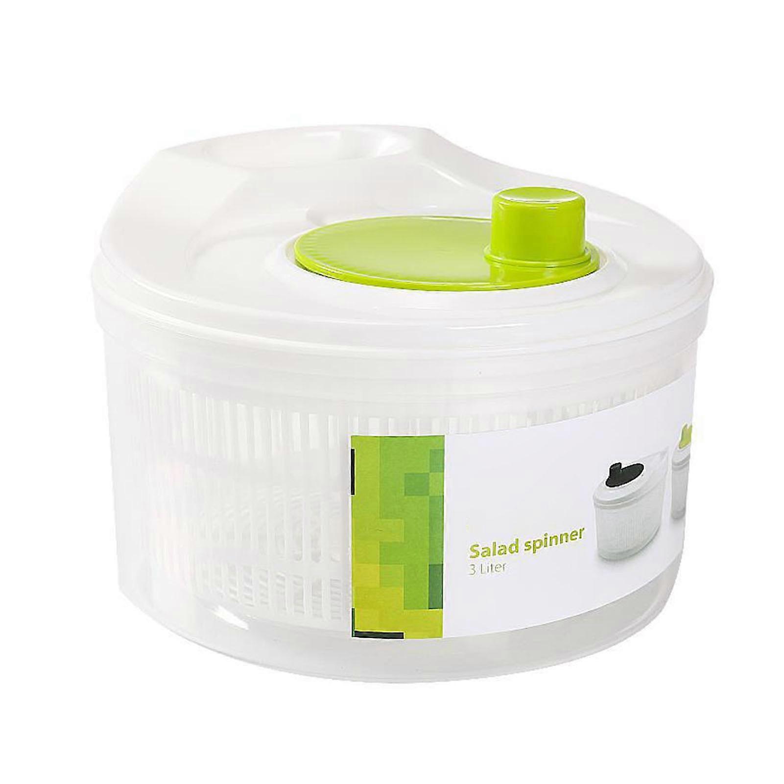 Lettuce Greens Washer Dryer Large Capacity Lettuce Greens Drainer Crisper Strainer for Herbs Lettuce Arugula Spinach