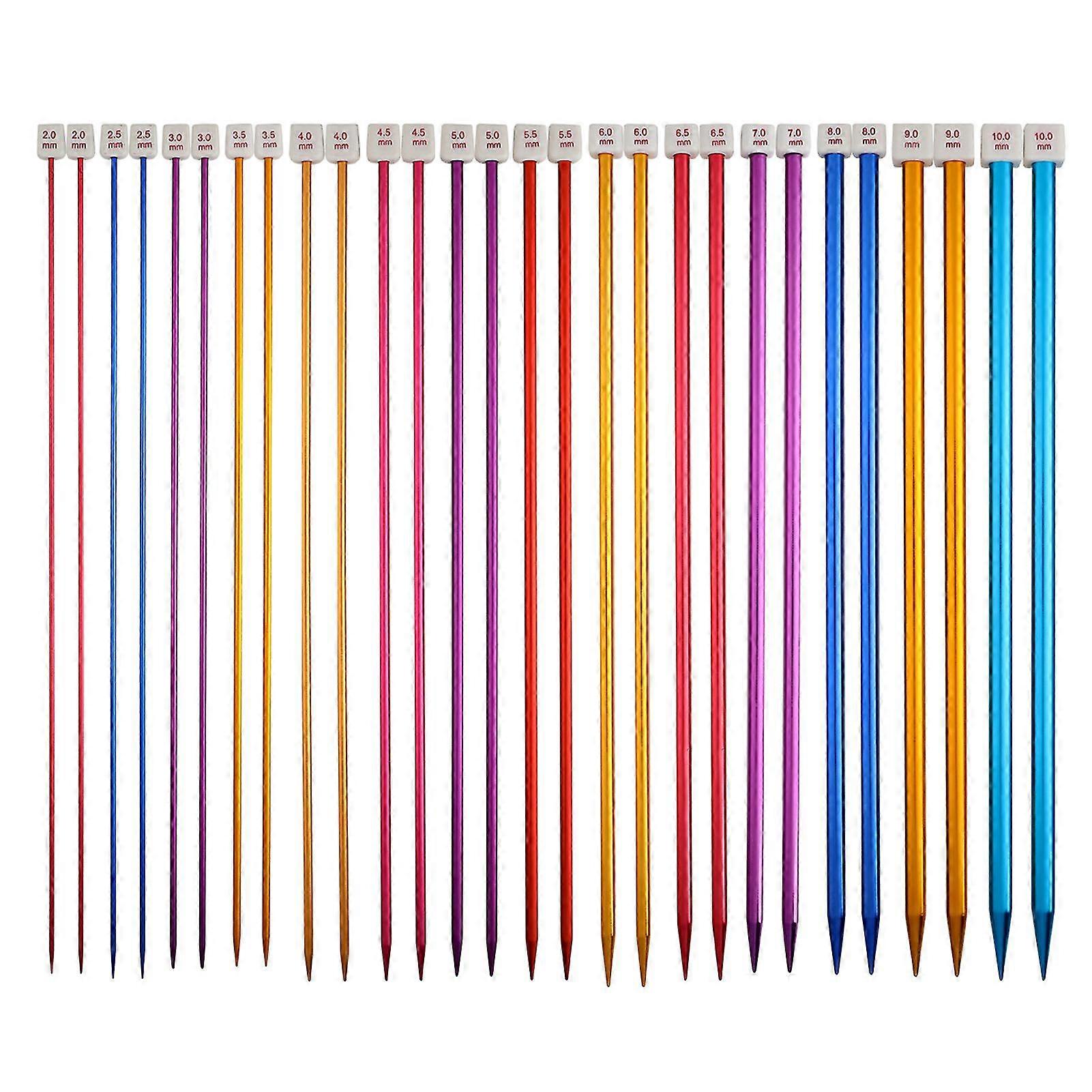 Kids Scarf For Beginners Knitting Needles Set Single Pointed Blanket Sweater