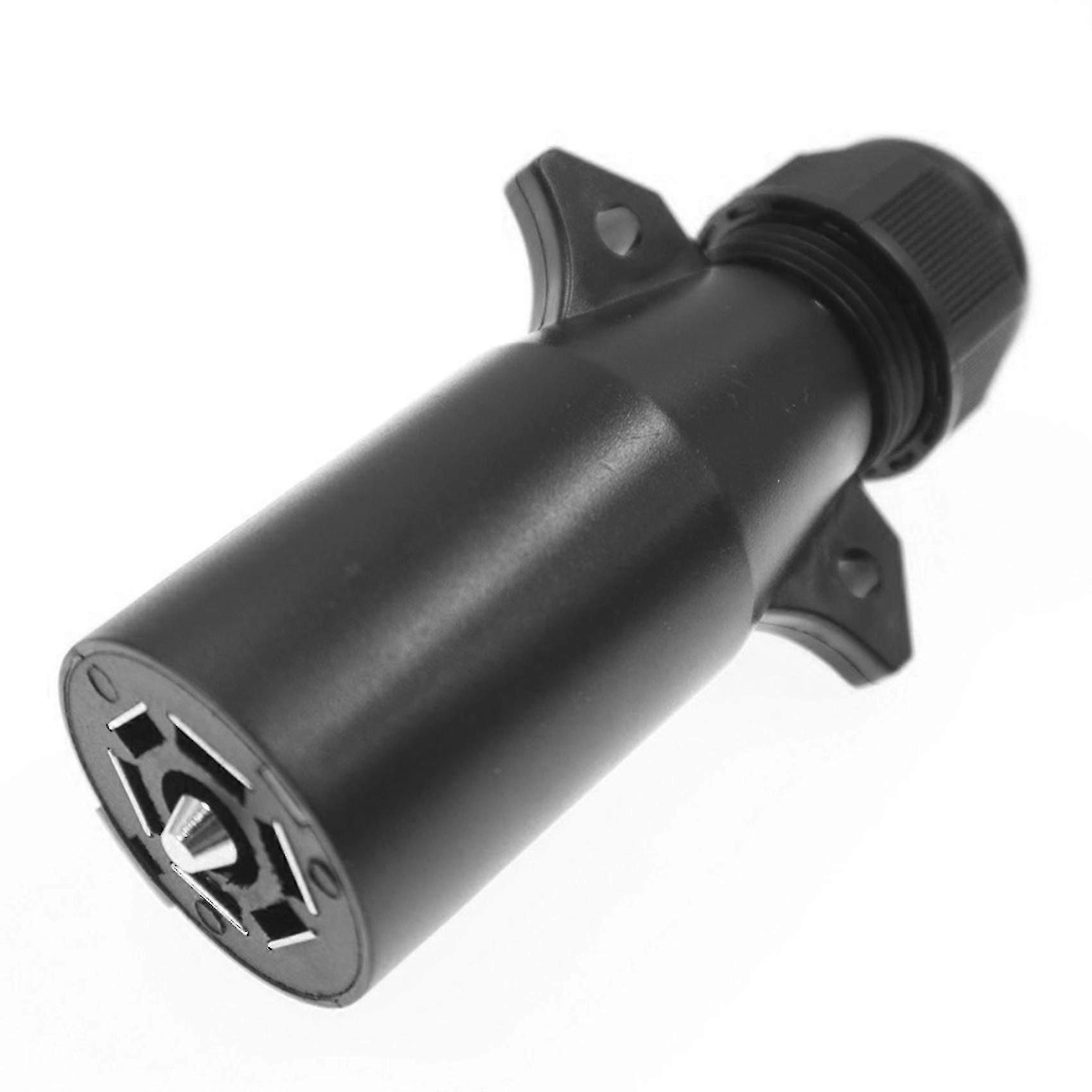 Compatible Withcompatible With7 Pin Trailer Side Replacement Plug Adapter 7 Way Trailer Connector