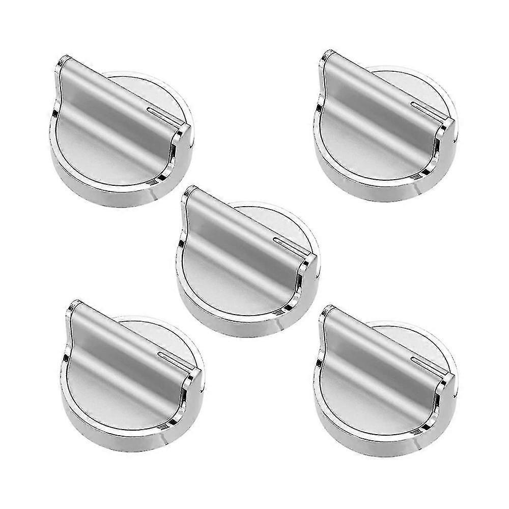 5pcs Control Knobs Replacements For Stove Knobs Replace Wpw10646805 W10698166 Wpw10594481 Cooktop K