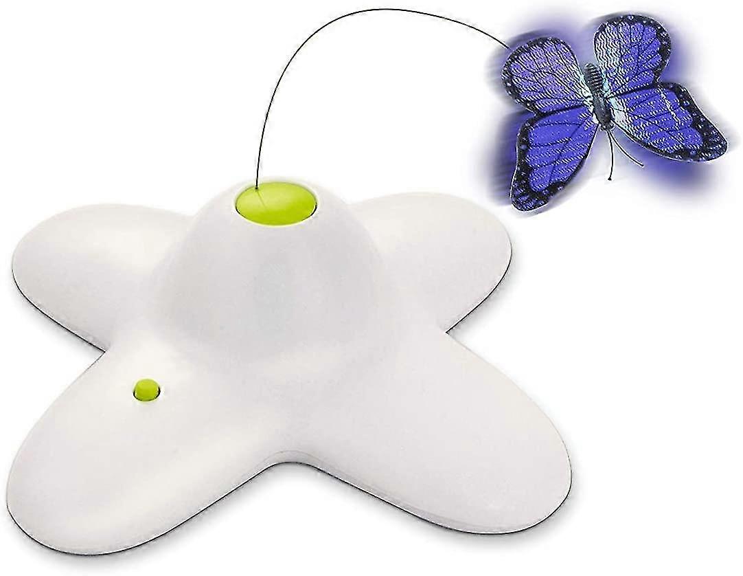 Interactive Flutter Bug Cat Butterfly Toy With Two Replacements Flashing Butterflies Toys
