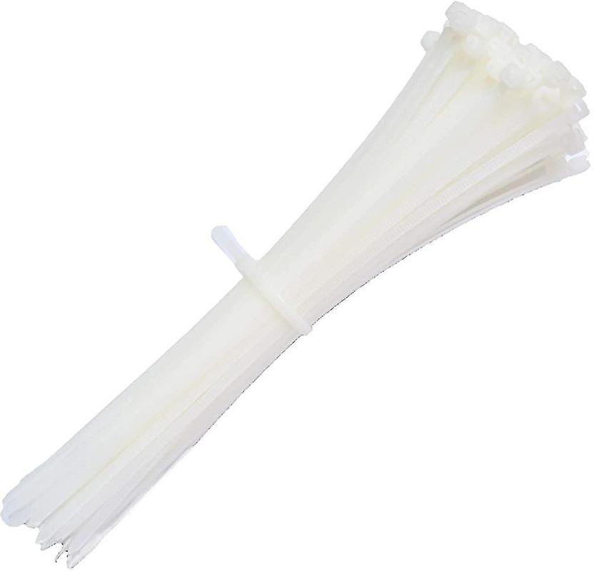 250 Pcs White Nylon High-performance Cable Tie