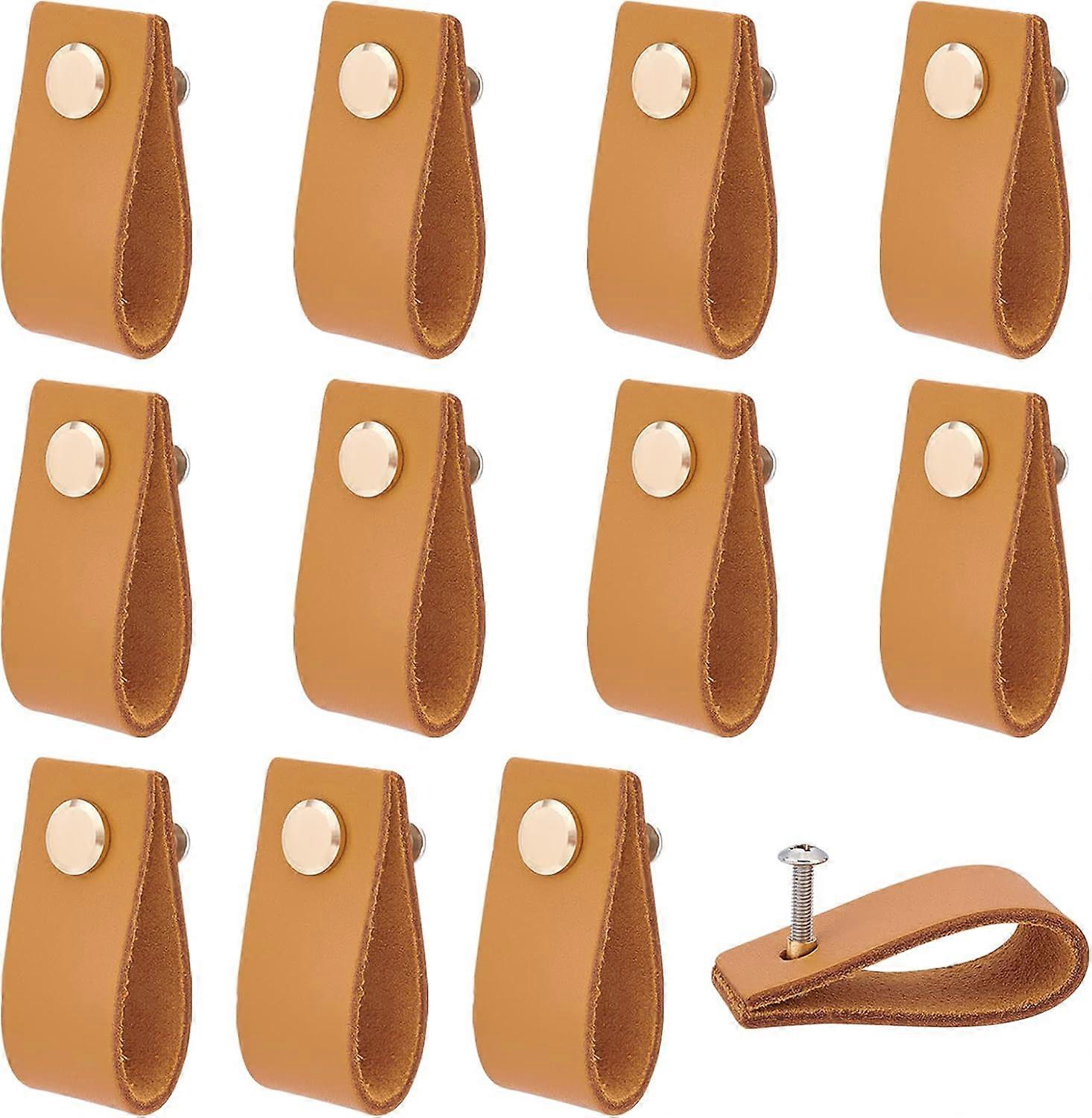 chinese dress ladies Leather Dresser Pull Handles for Cabinet Drawer Beige / 96mm main image 1