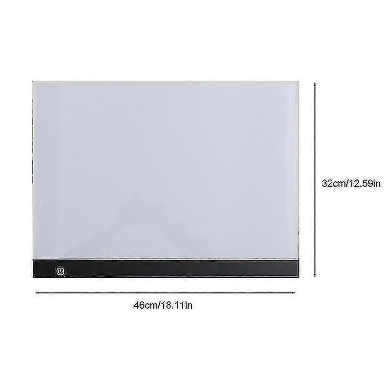 Portable A3 Led Light Box Stencil Board Drawing Board Tracing Animation Table with 3 brightness adjustable