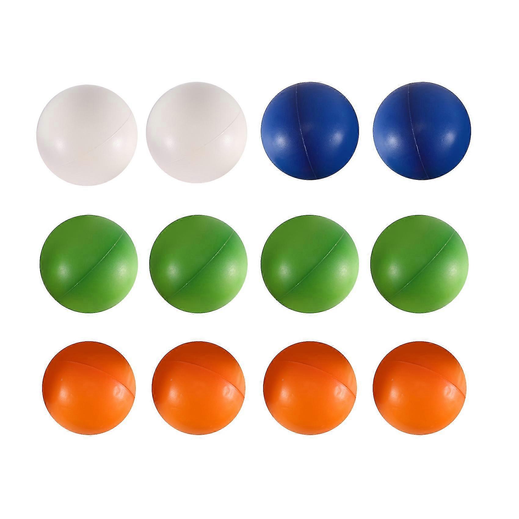 12 Pcs 6.3cm Foam Ball Squeeze Stress Ball Relief Toy Hand Wrist Exercise Toy For Ad