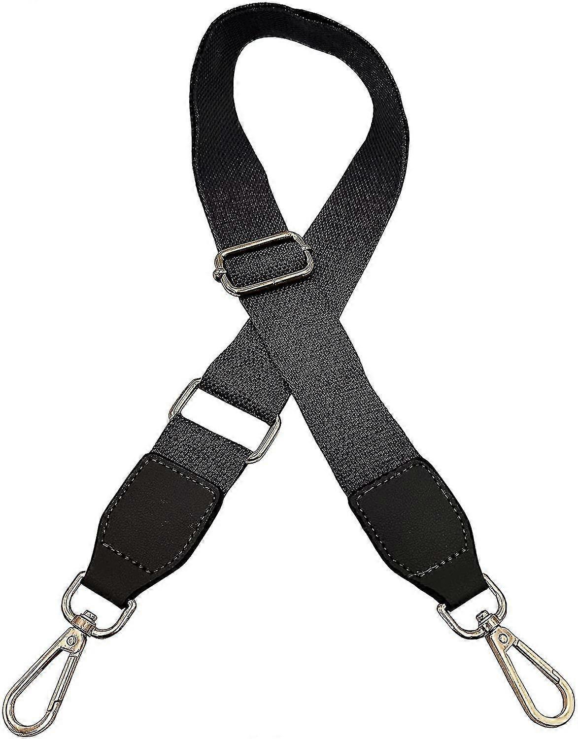 Adjustable Shoulder Strap Interchangeable Belt Crossbody Bag Black