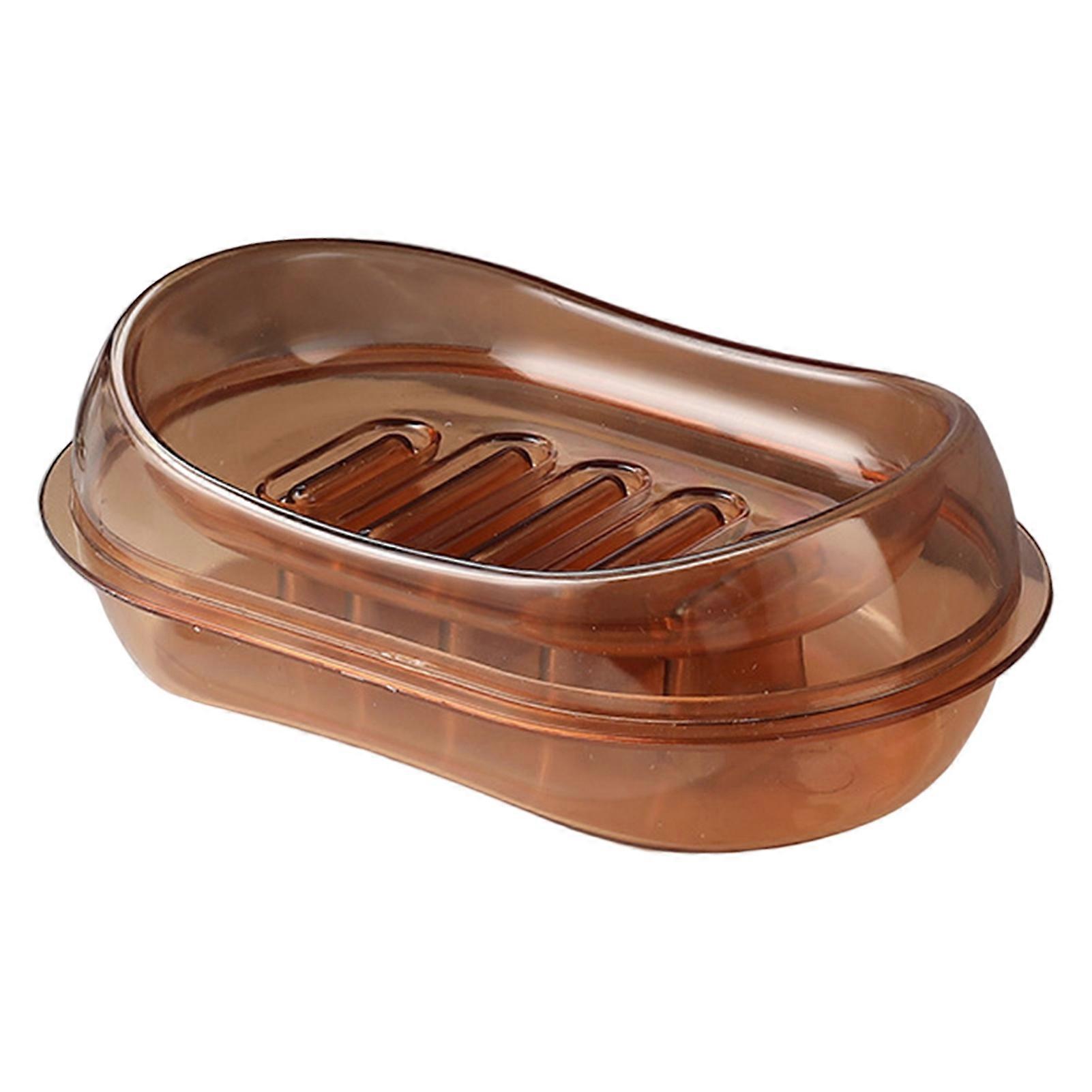 Bathroom Soap Holder Split Double Layers Drainage Ventilated Thick Material Storage Soap Sturdy Structure Self Draining Soap Storage Box Bathroom Supp