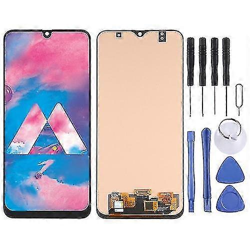 Oled Material Lcd Screen And Digitizer Complete Assembly For Samsung Galaxy M30 Sm-m305