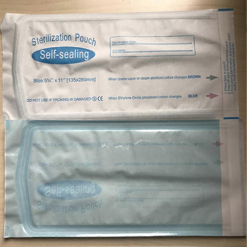200Pcs οδοντιατρικές αυτοσφραγιζόμενες τσάντες καθαρισμού σακουλών καθαρισμού