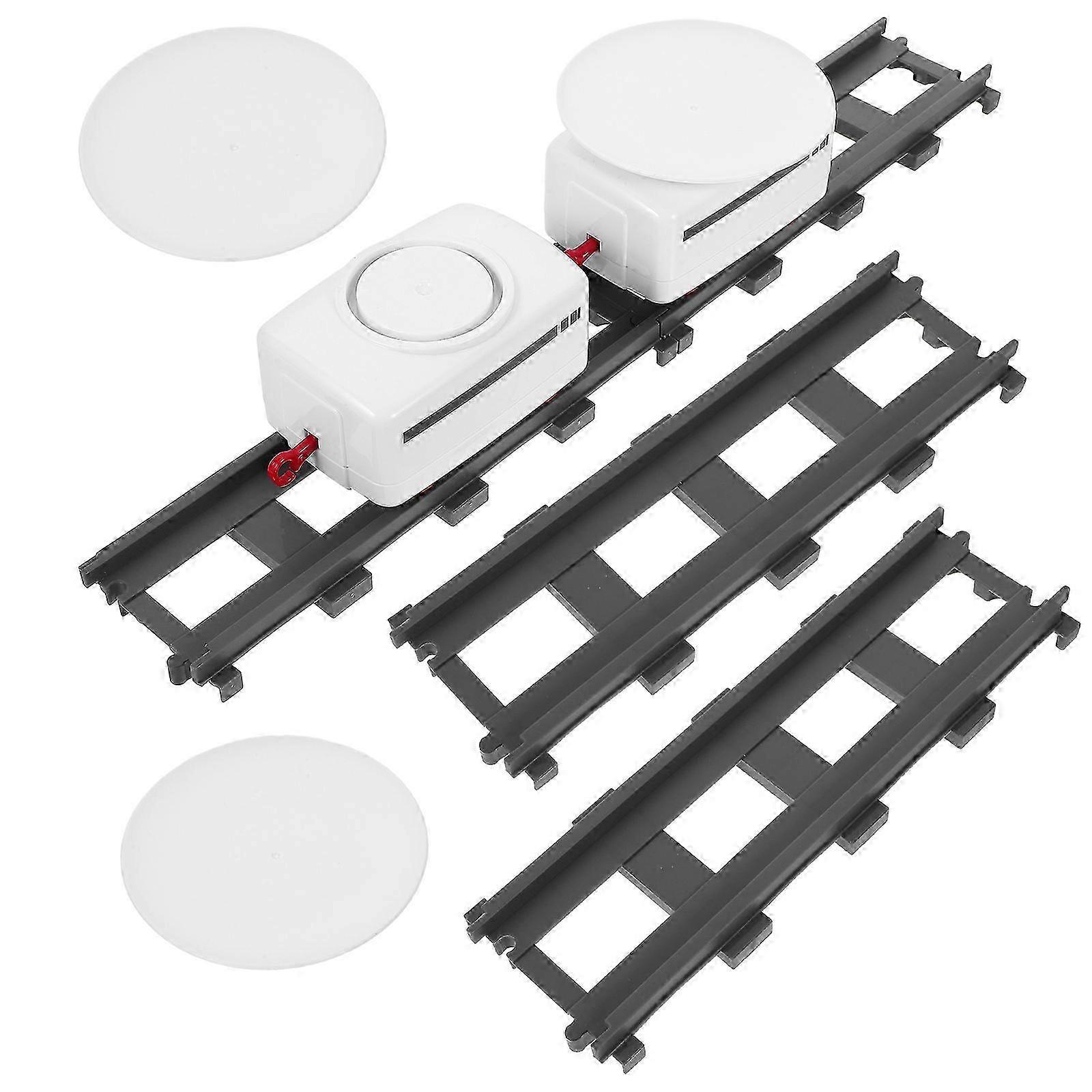 1 Set of Sushi Trains Set Sushi Trains Rotating Set Electric Sushi Rotary Machine Toy Track Rotating Train