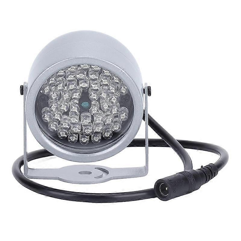 IR-belysning, nattsyn infrarødt lys 48 LED nattsyn vanntett lampe IR infrarødt lys for innendørs