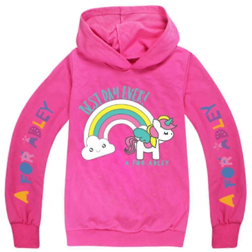 5-12 lat Dzieci Chłopcy Dziewczęta A Dla Adley Bluzy z kapturem Bluzy z kapturem Topy Prezenty YT