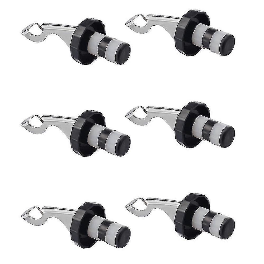 6pcs Silicone Bottle Stopper Manual Beverage Bottle Stopper