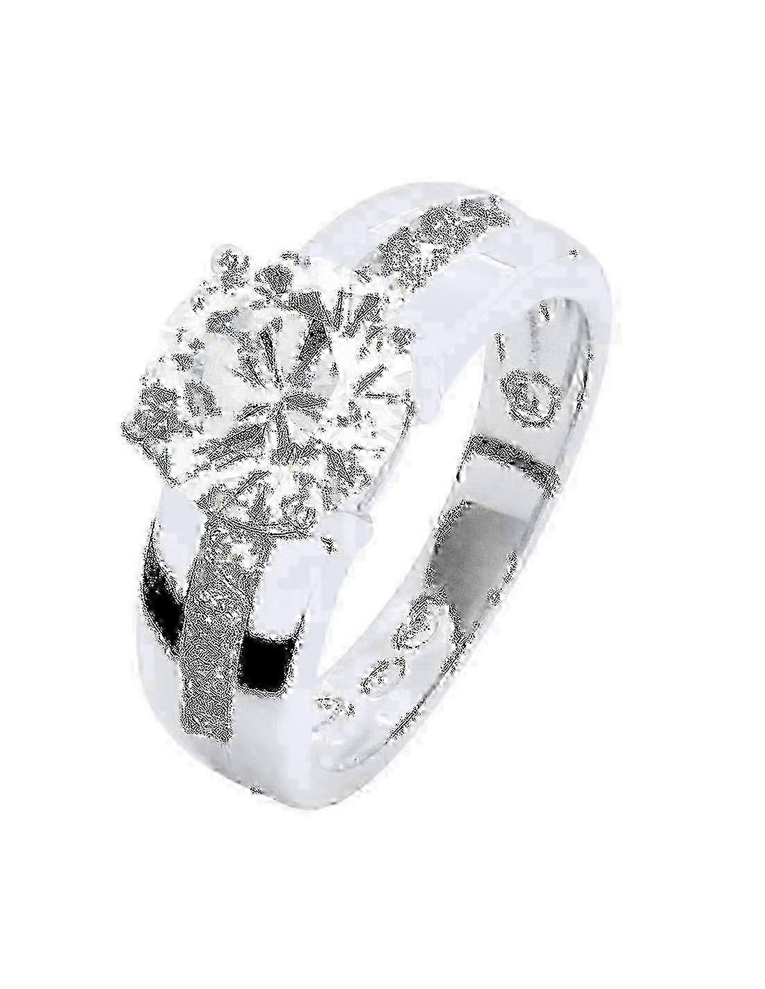 Solitaire ring - Zilver - COLLECTIE
