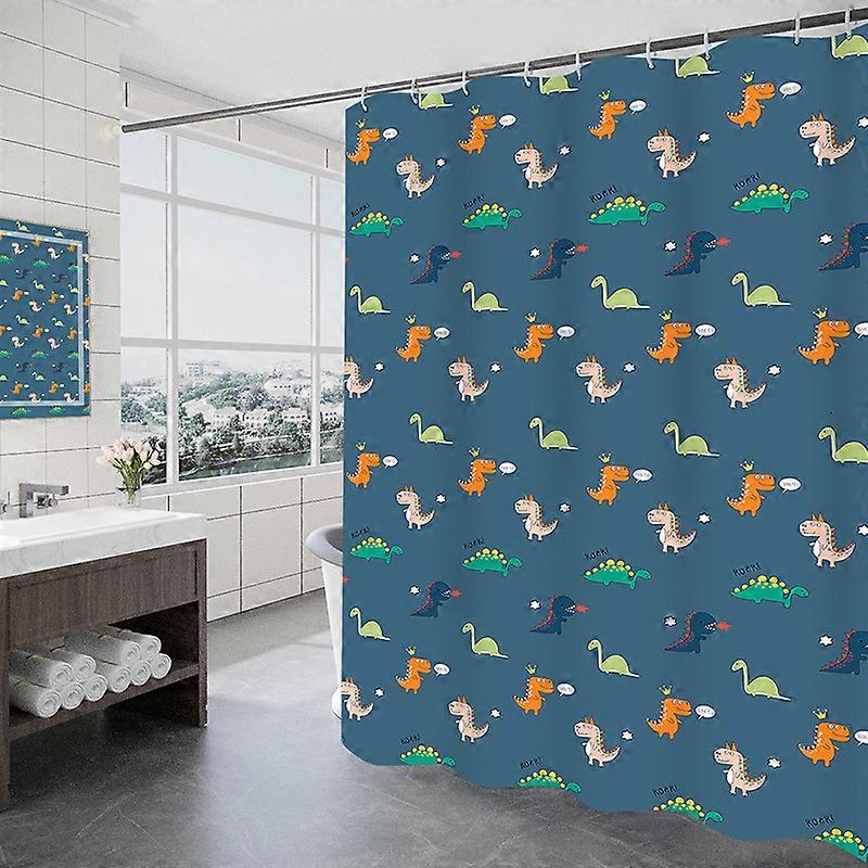 Waterproof shower curtain thickened triangle polyester shower curtain 180*180cm