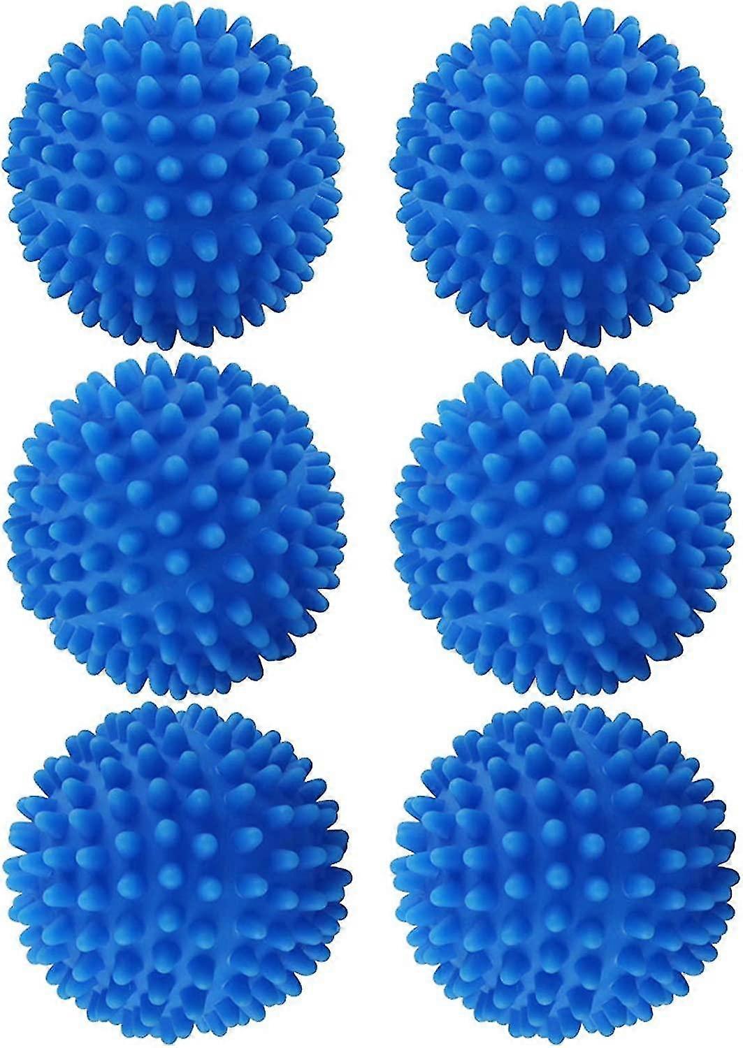 6 Pcs Dryer Balls, Washing for Machine Reusable Drying Laundry