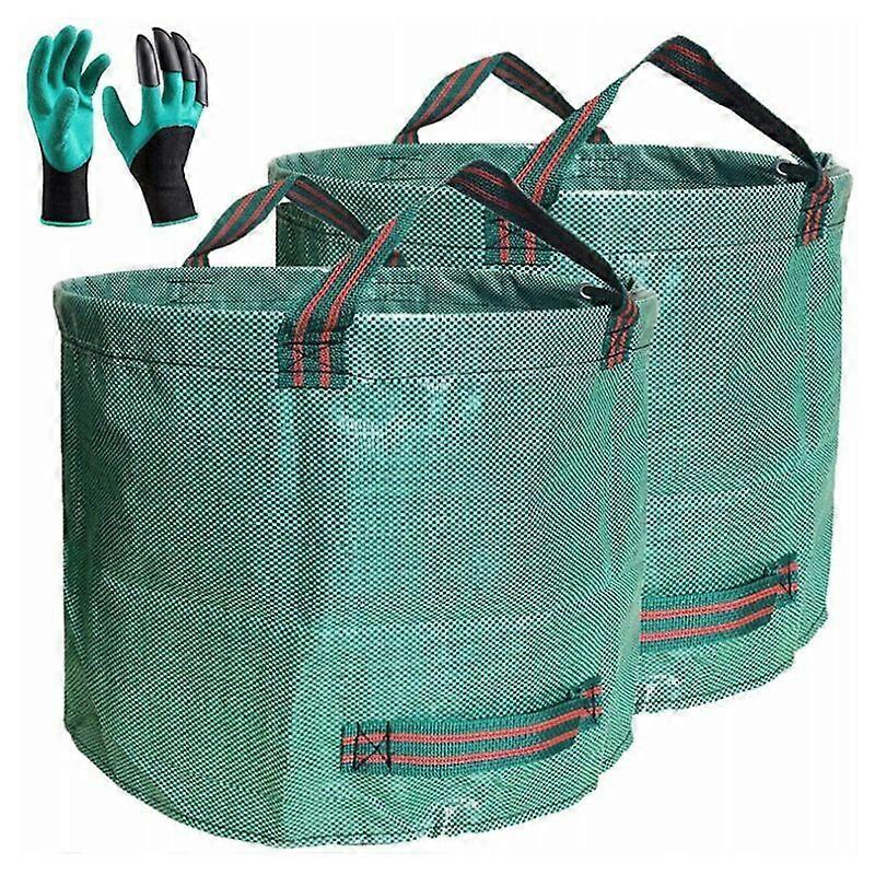 Hagepose hagepose løvpose hageavfallspose avfallspose avfallspose 500l 2stk.