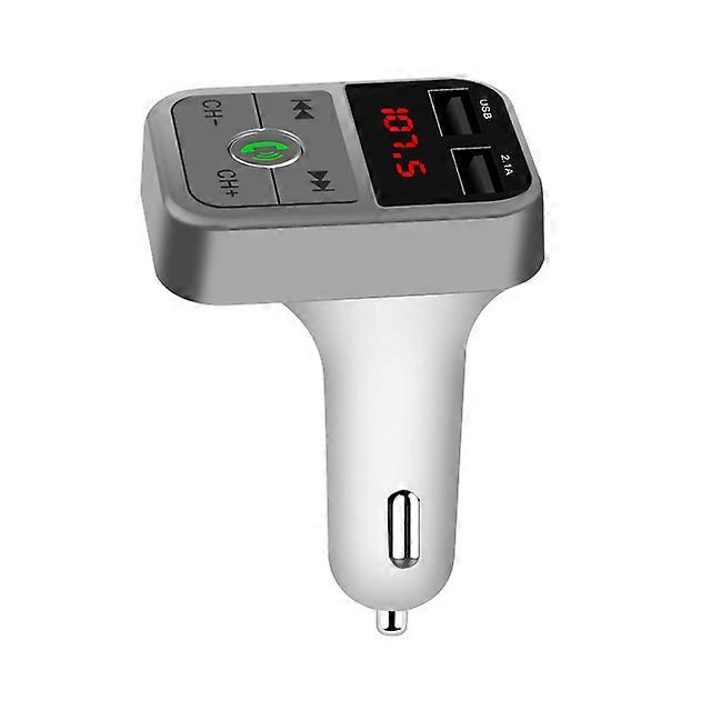 Dual USB Voltage Car Charger Bluetooth Car Kit Handsfree FM Transmitter Music Audio adapter MP3 Player mobile phone Charger