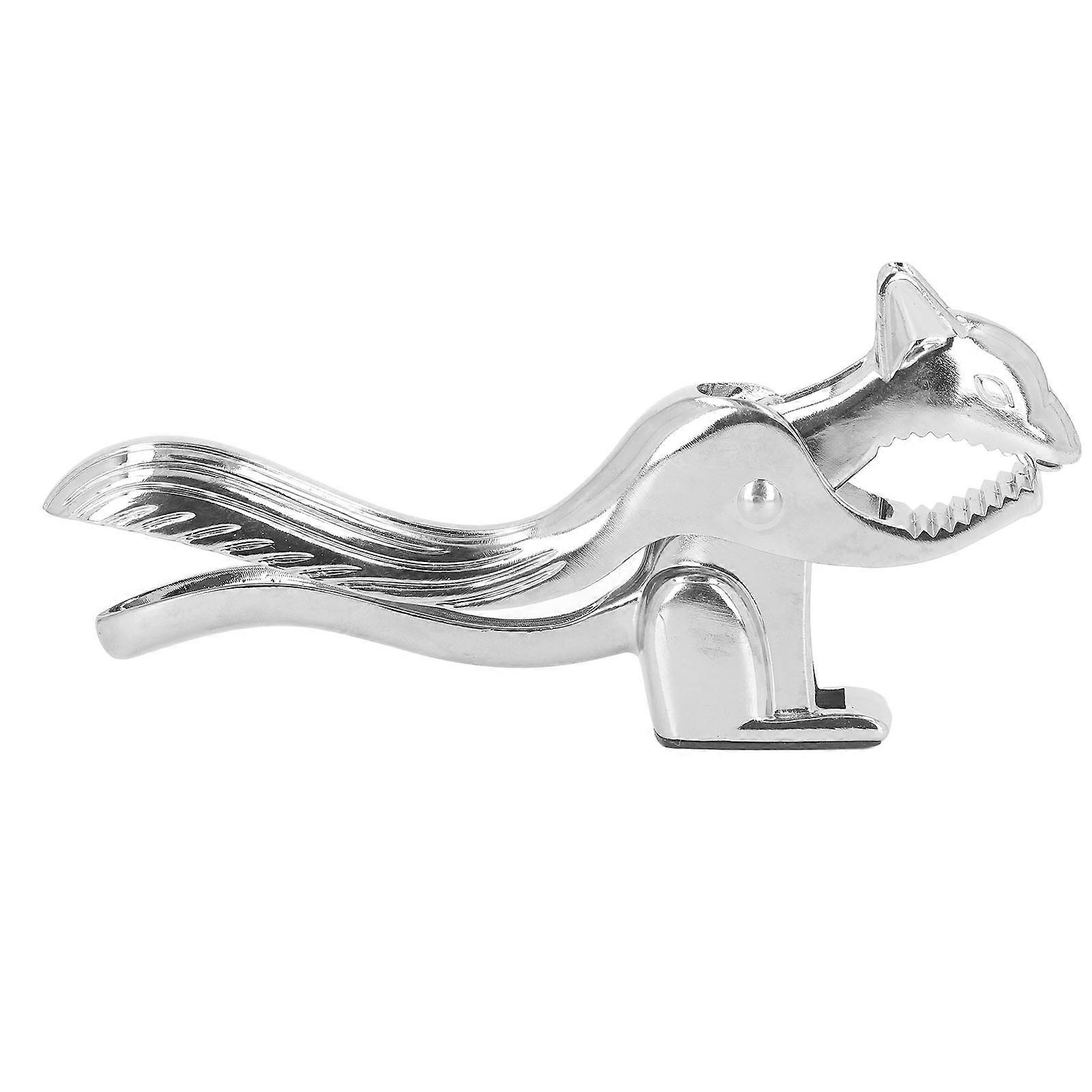 Walnut Cracker Multi Purpose Nutcracker for Chestnuts Pecans Squirrel Shape Zinc Alloy Opener