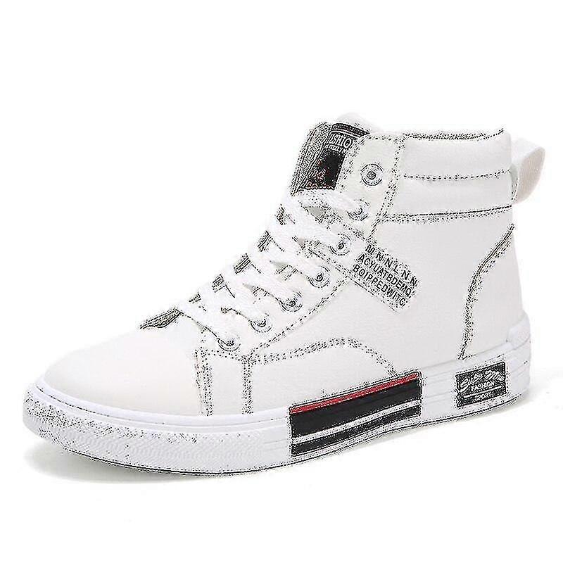 High-top Läder Casual Skor