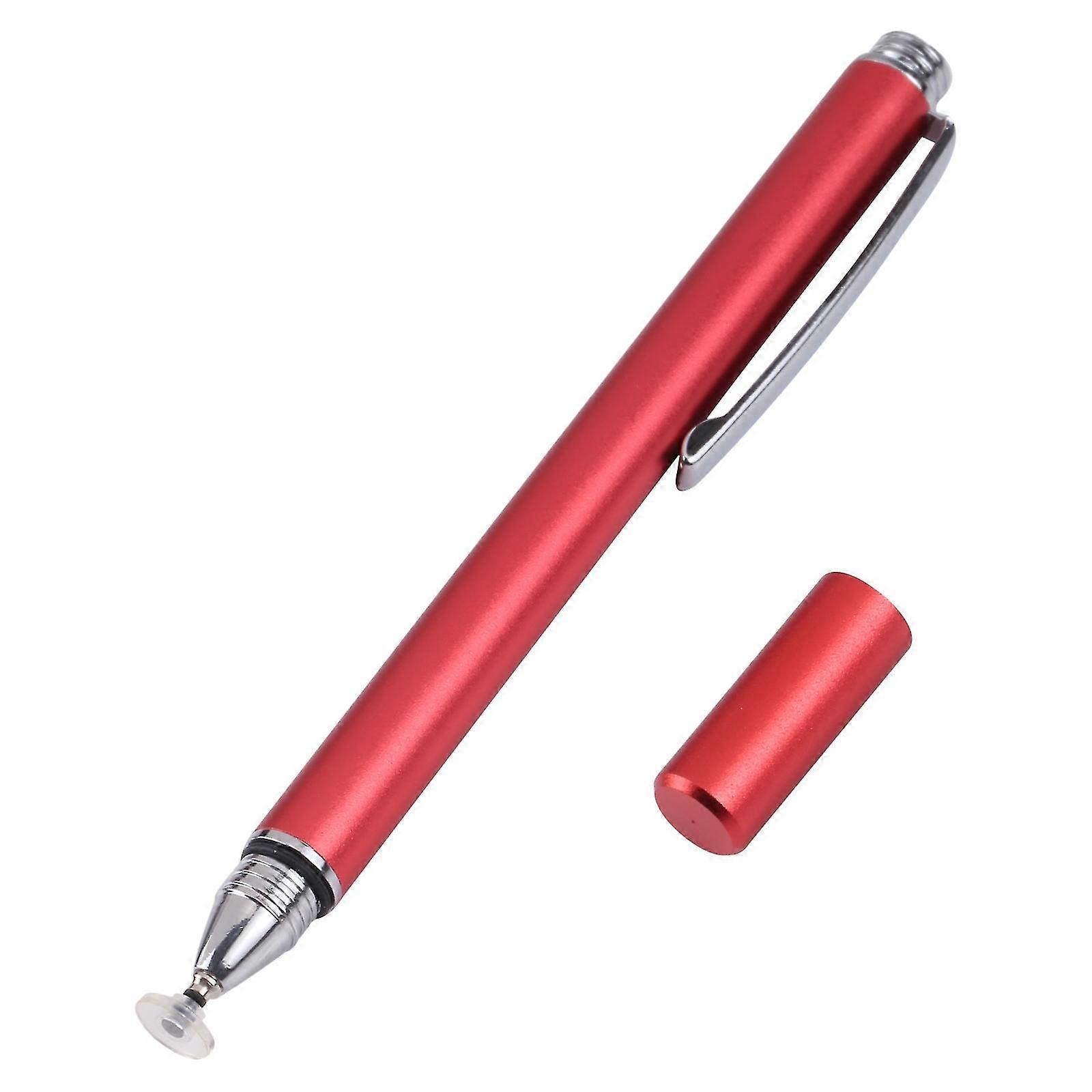 Universal Silicone Disc Nib Stylus Pen,Red PXCL