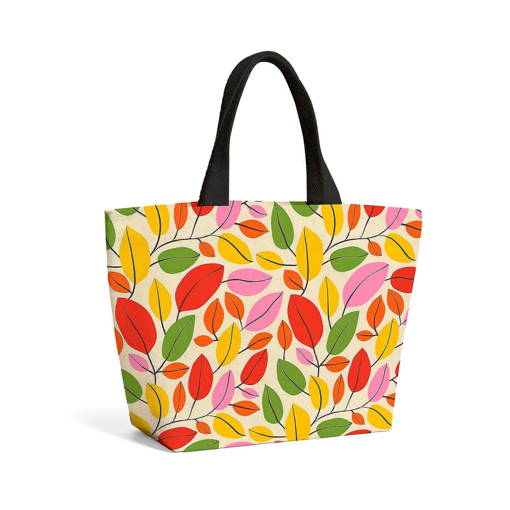 Herbstblätter Strand-Shopper-Tragetasche
