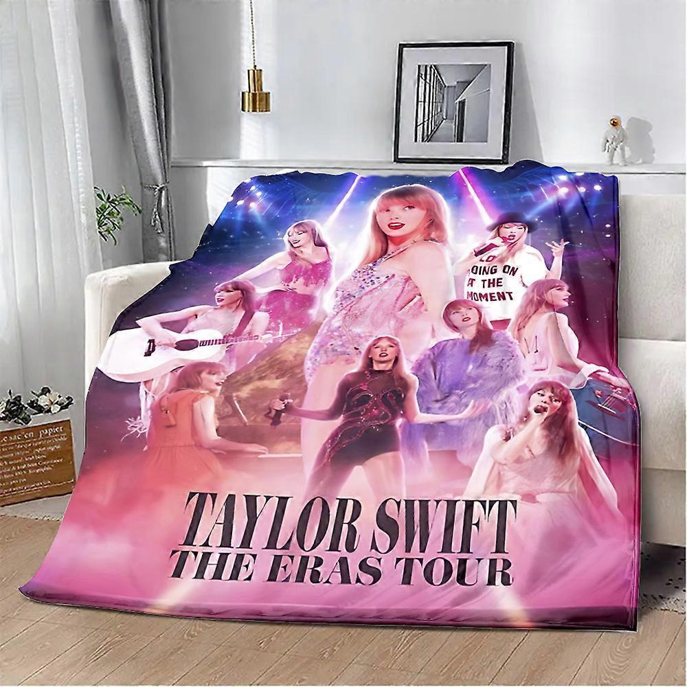 Sød tegneserie trykt tæppe picnic tæpper varmt tæppe bløde s-swifts behageligt tæppe hjem rejse fødselsdag t-taylors gave