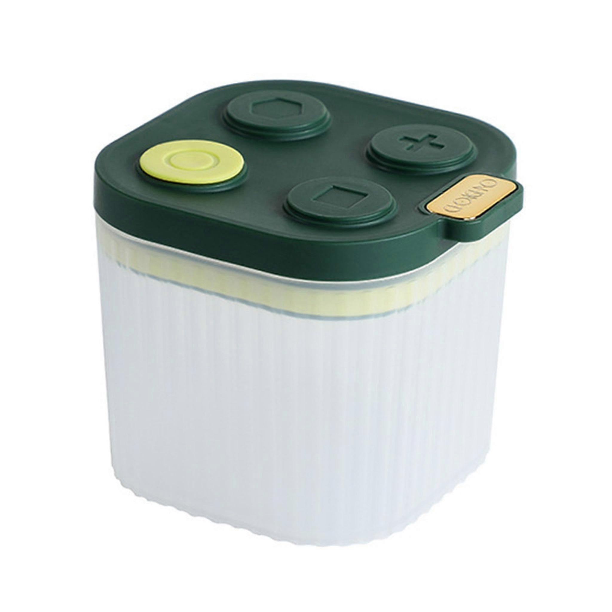 600ml Airtight Jar, Clear, Large Capacity, With Vent Plug, Cereal Container, Storage Box
