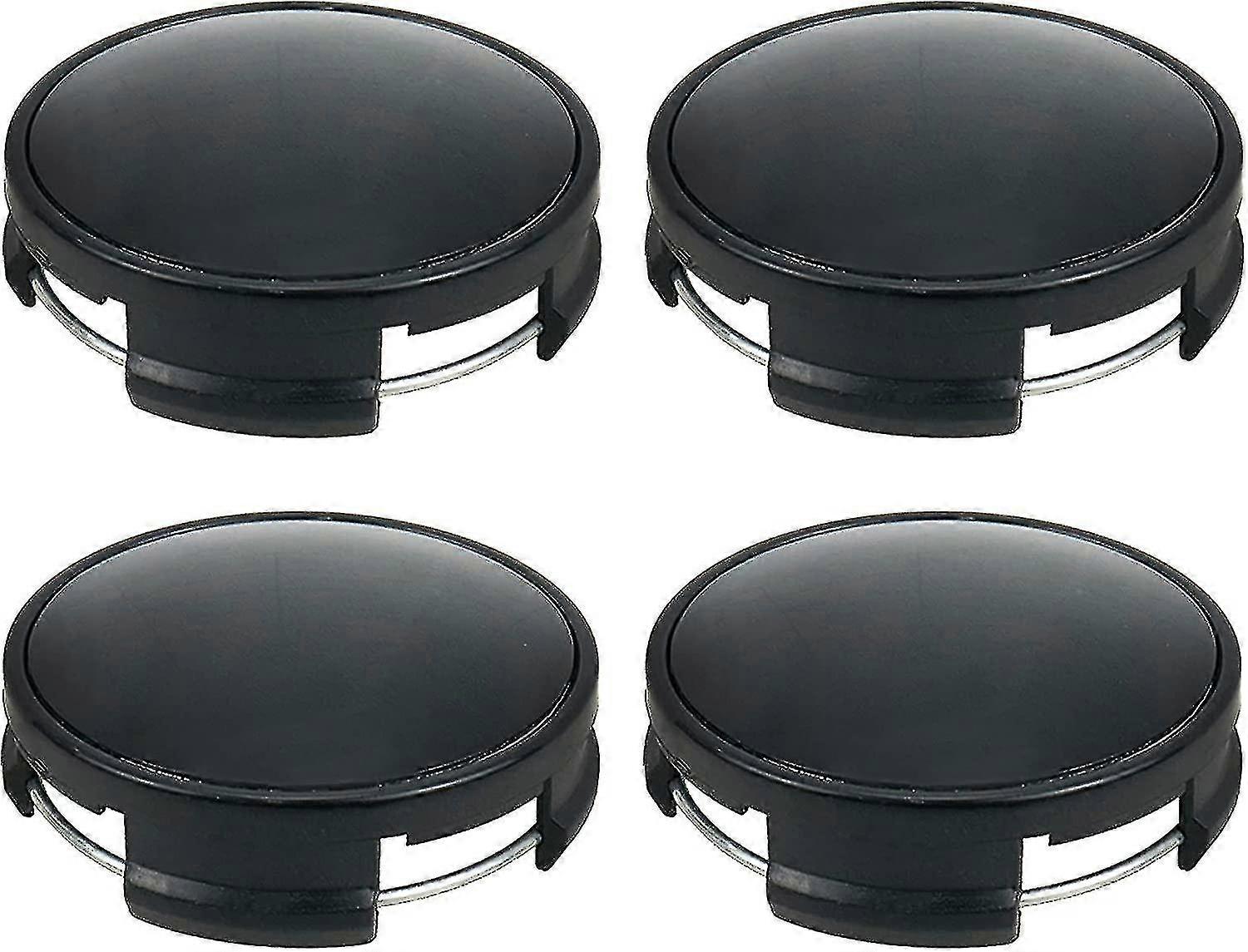 Mkk 4 ks plastový snap-in typ Střed kola Kryt náboje 62mm vnější průměr a 60mm vnitřní průměr pro automobily, černá