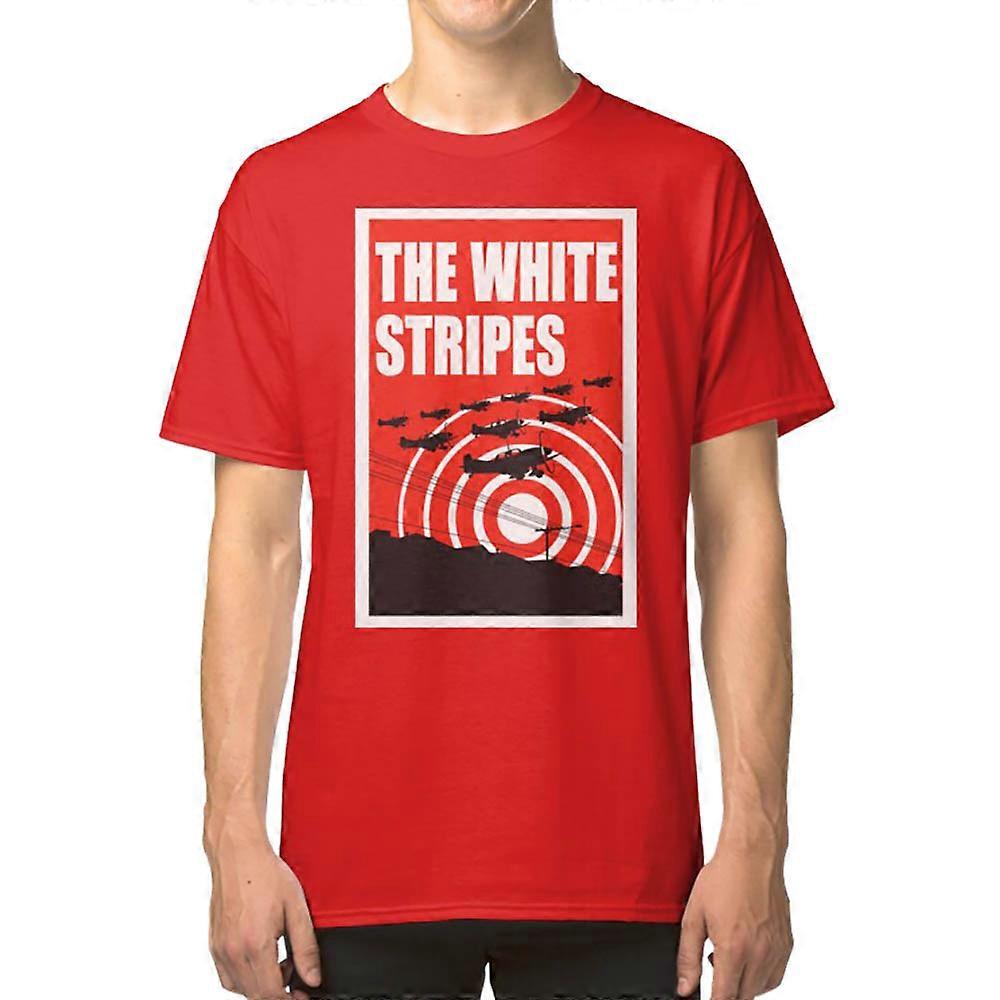 T-shirt à rayures blanches