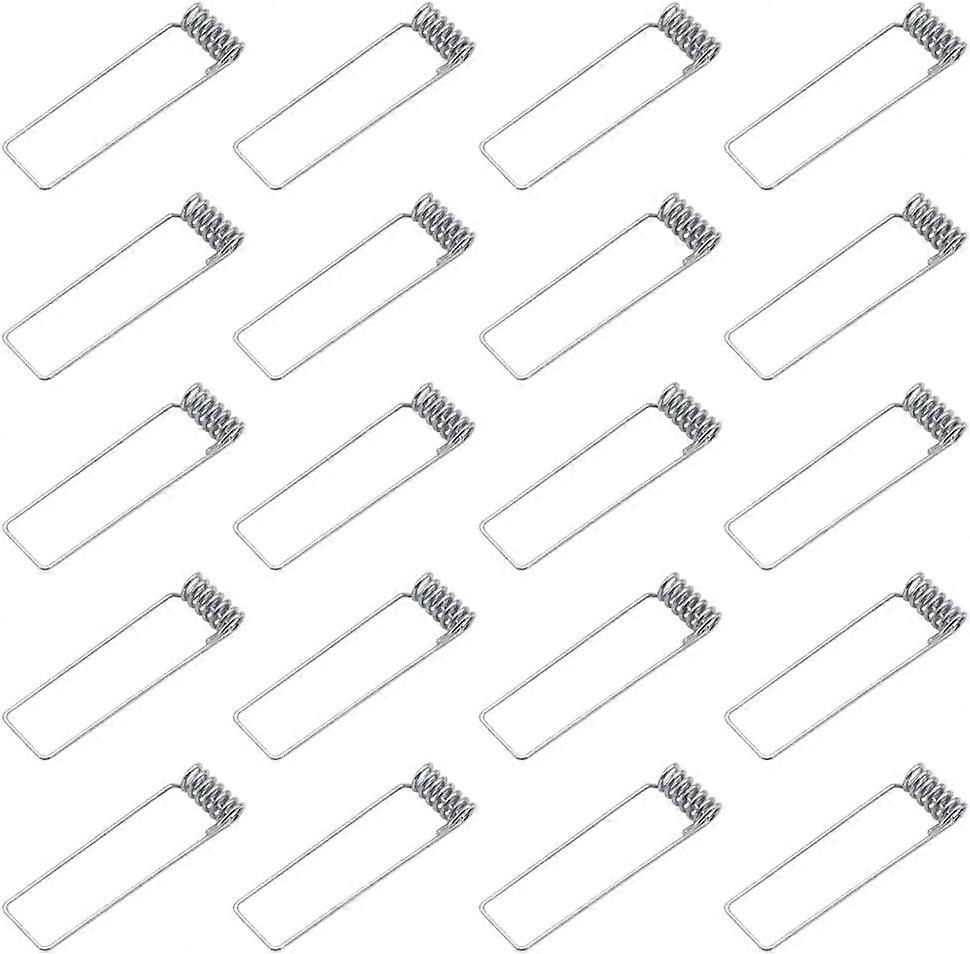 20Pcs GU10 Mounting Frame Spring Clamp Clips 60mm Diameter Spring Return Rings Clasp Clips for Gu10 MR16 LED Ceiling Spotlights Downlights Bulb