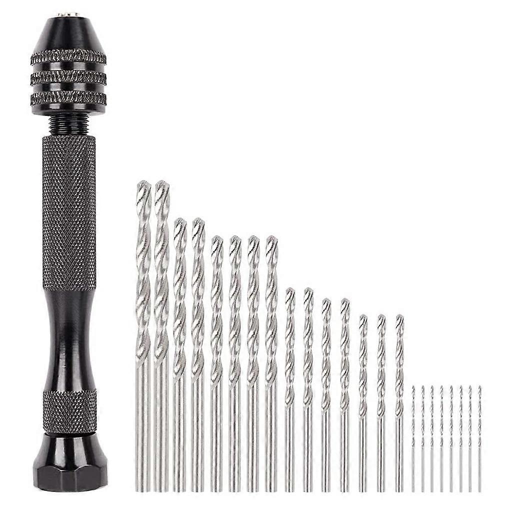 26 Pcs/set Micro Twist Drill Bits Rotary Tools Precision Pin Vise Hand Drills