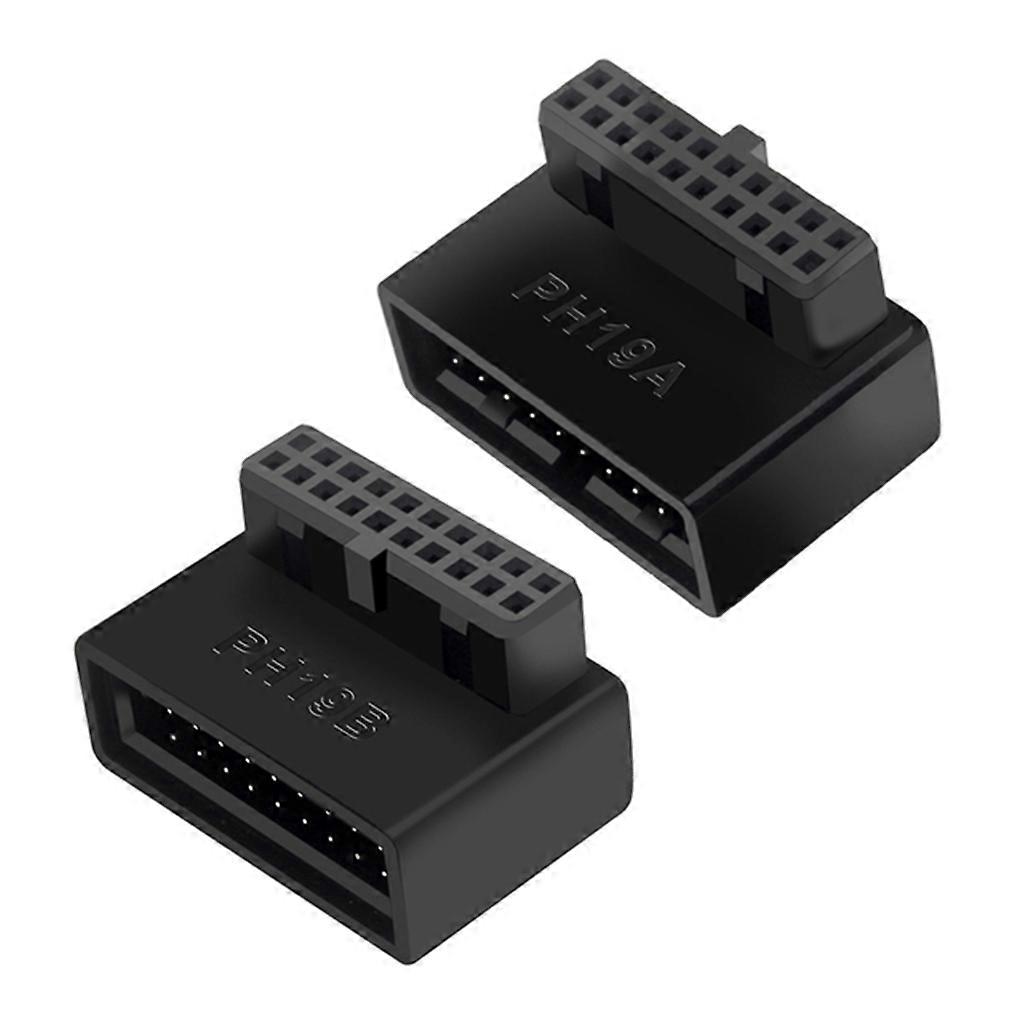 USB-headeradapter voor computermoederbord USB 3.0 19P 20P 90 graden stekker
