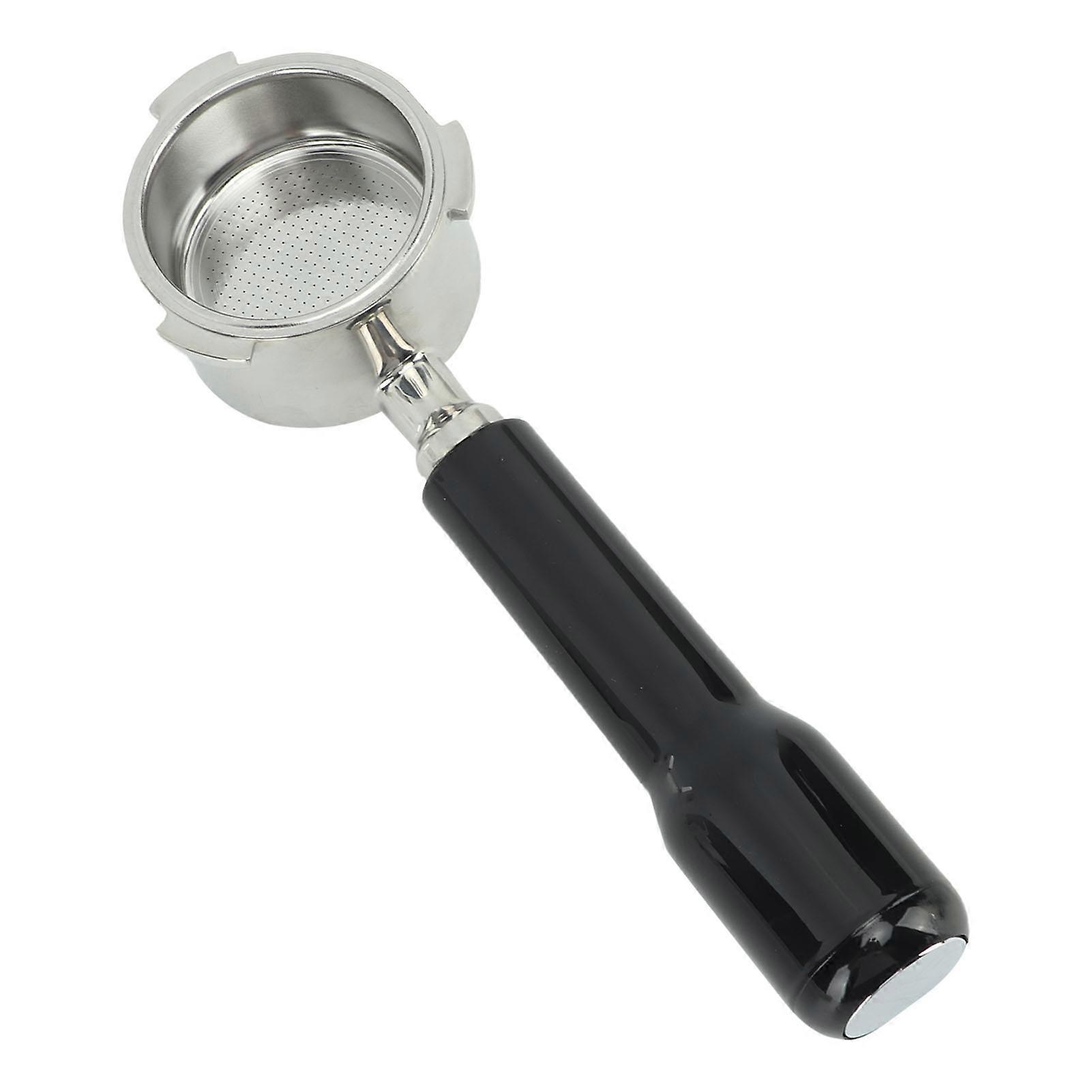 Portafilter Filter Bottomless Monolayer Handle Portafilter Fits for DEDICA ARTE for EC0680 EC0685 C2 Plastic Black