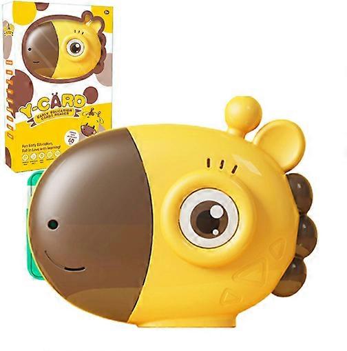 Learning machine,English Kids Flash Cards Reader Toddlers Educational Learning Puzzle Toy Giraffe Card Reader English